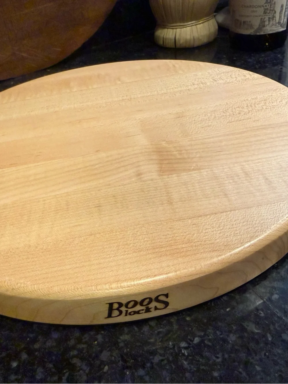 John Boos 14” Cutting Board, Round Maple